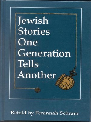 cover image of Jewish Stories One Generation Tells Another
